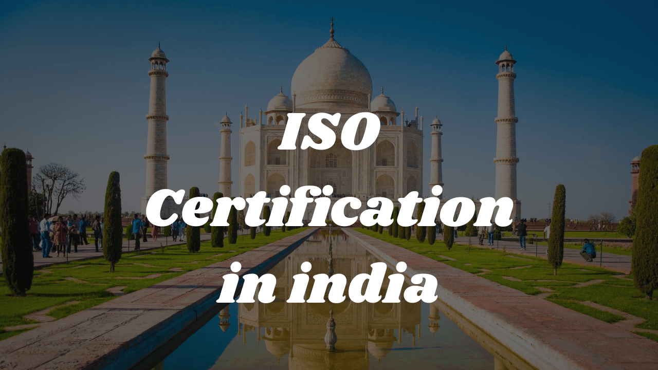 ISO certification in India